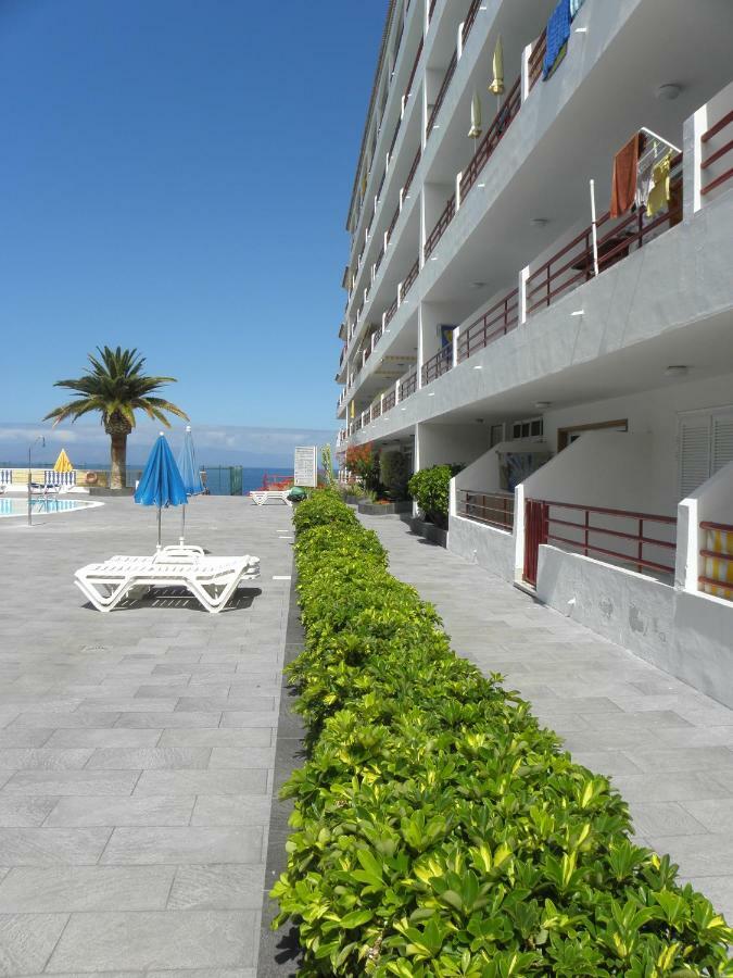 First Line Beach Apartment With Ocean View La Arena Puerto de Santiago  Exterior photo